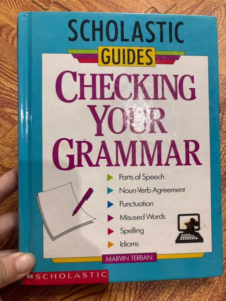 SCHOLASTIC GUIDES: CHECKING YOUR GRAMMAR (MARVIN TERBAN)