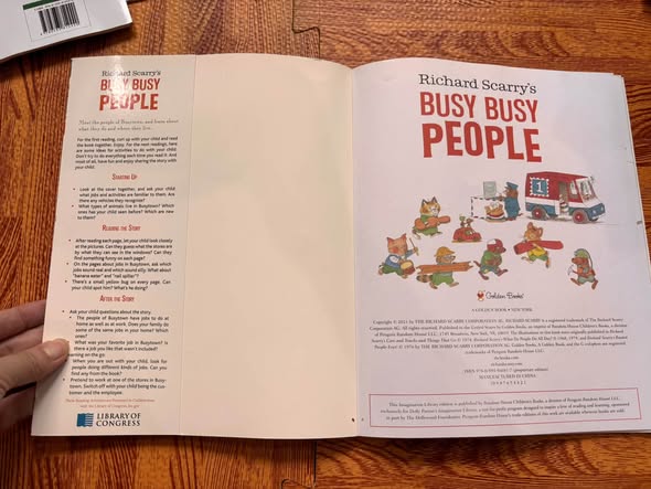 RICHARD SCARRY'S BUSY BUSY PEOPLE (RICHARD SCARRY) image 2