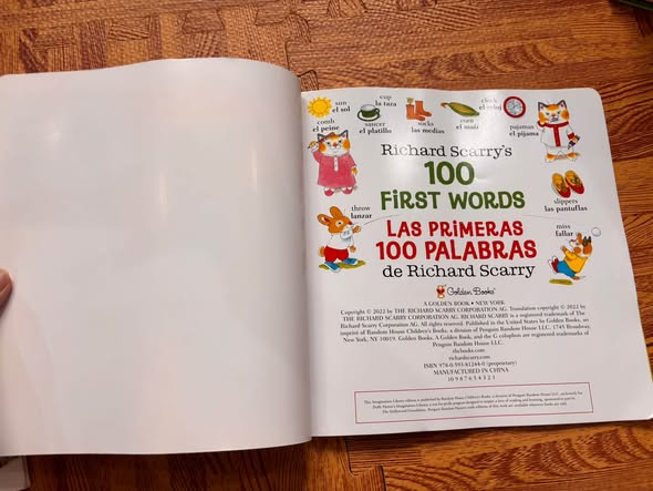 RICHARD SCARRY'S 100 FIRST WORDS / LAS PRIMERAS 100 PALABRAS DE RICHARD SCARRY (RICHARD SCARRY) image 4