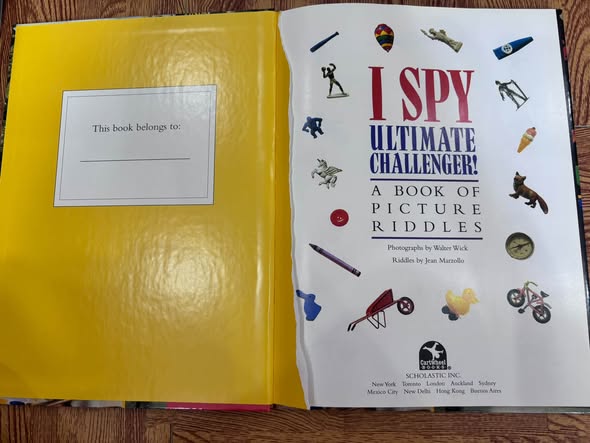 I SPY ULTIMATE CHALLENGER! A BOOK OF PICTURE RIDDLES — ảnh 5