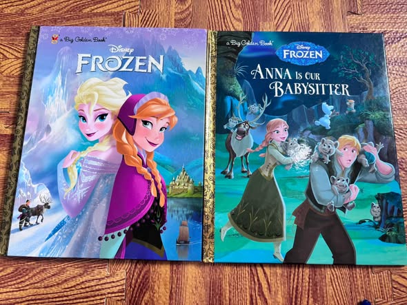 BỘ 2 CUỐN DISNEY FROZEN: A BIG GOLDEN BOOK