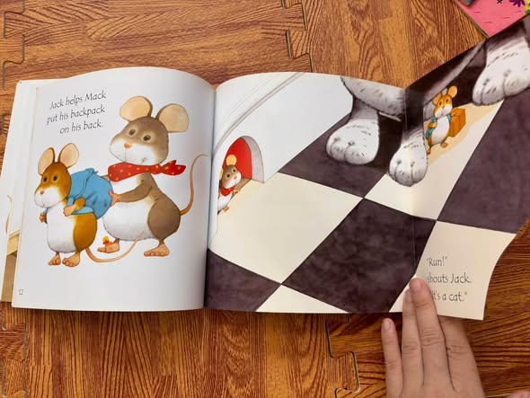 USBORNE PHONICS READERS: MOUSE MOVES HOUSE (PHIL ROXBEE COX & STEPHEN CARTWRIGHT)   — ảnh 2