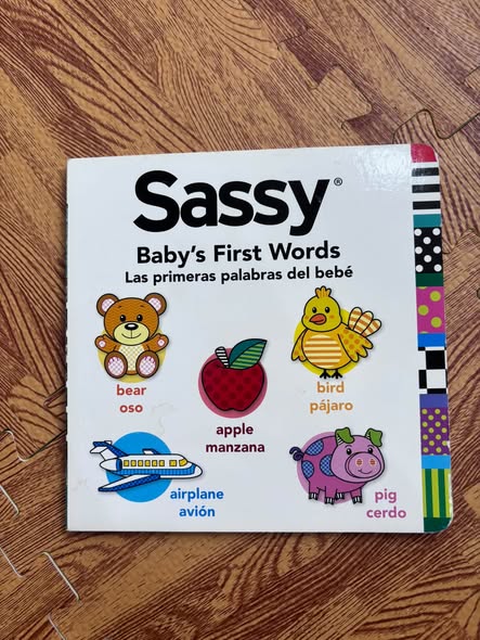 SÁCH TỪ VỰNG SONG NGỮ ANH - TÂY BAN NHA: SASSY - BABY'S FIRST WORDS