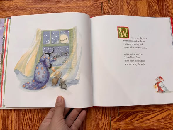 THE NIGHT BEFORE CHRISTMAS (CLEMENT C. MOORE & BECKY KELLY) bìa cứng — ảnh 4