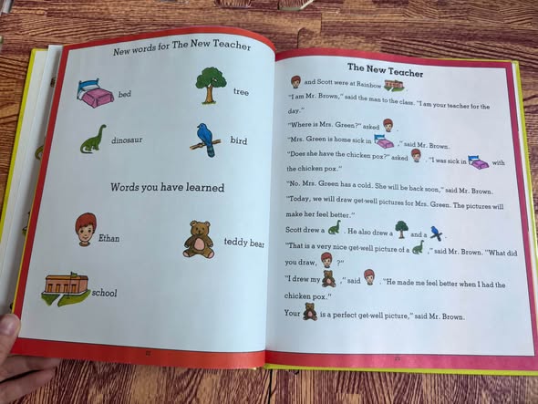 LITTLE KIDS AT SCHOOL (A PRESCHOOL READ-A-PICTURE BOOK) image 3