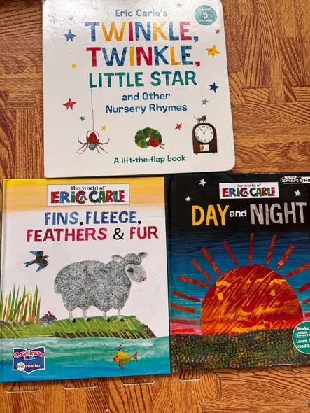 COMBO 3 CUỐN BOARD BOOK ERIC CARLE 