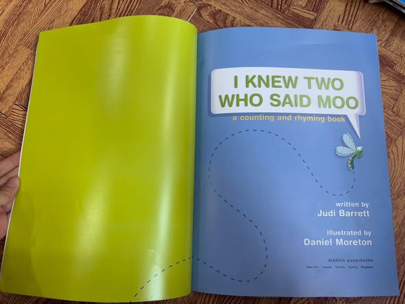 I KNEW TWO WHO SAID MOO (A COUNTING AND RHYMING BOOK) — ảnh 4