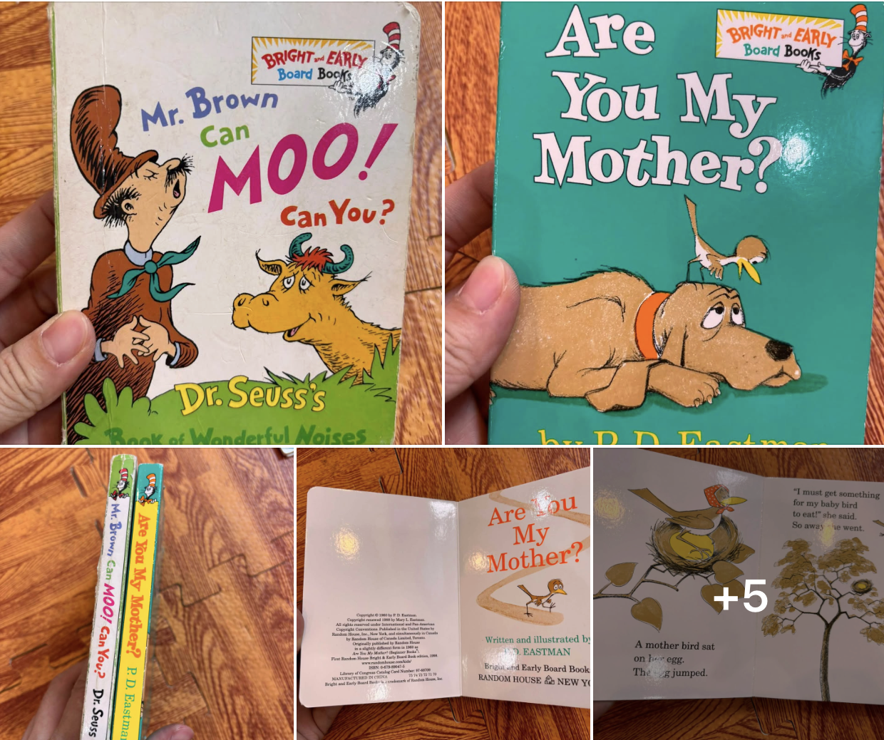 SET 2 CUỐN SÁCH BỒI CỨNG KINH ĐIỂN: DR. SEUSS & P.D. EASTMAN