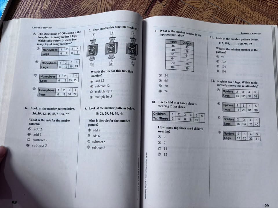 SÁCH BÀI TẬP TOÁN TIẾNG ANH: BUCKLE DOWN OKLAHOMA OCCT MATHEMATICS GRADE 3 image 3