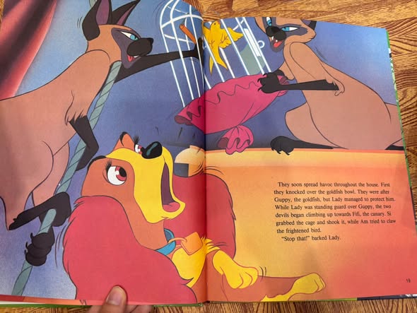 SÁCH TRANH CỔ TÍCH DISNEY: LADY AND THE TRAMP — ảnh 4