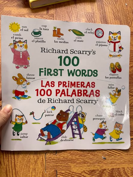 RICHARD SCARRY'S 100 FIRST WORDS / LAS PRIMERAS 100 PALABRAS DE RICHARD SCARRY (RICHARD SCARRY)