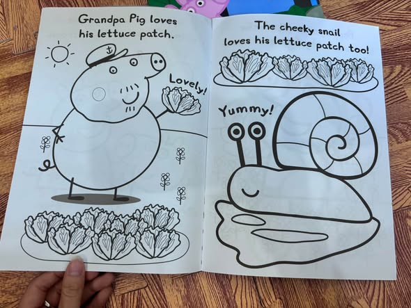 SET 3 CUỐN SÁCH TÔ MÀU & TƯƠNG TÁC PEPPA PIG: BAG O' FUN COLOURING BOOK   — ảnh 5