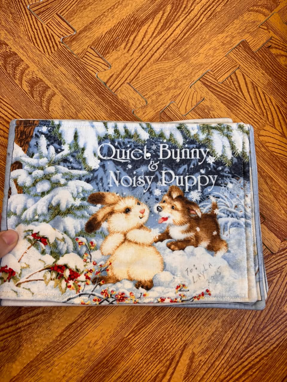QUIET BUNNY & NOISY PUPPY