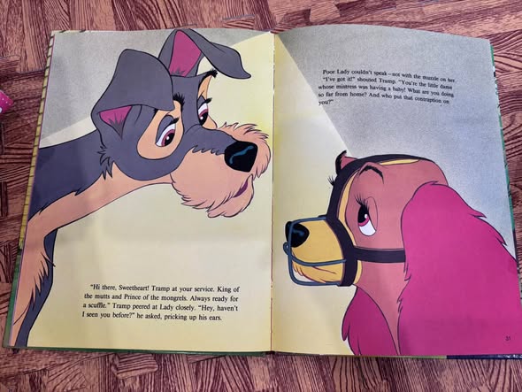 SÁCH TRANH CỔ TÍCH DISNEY: LADY AND THE TRAMP — ảnh 3