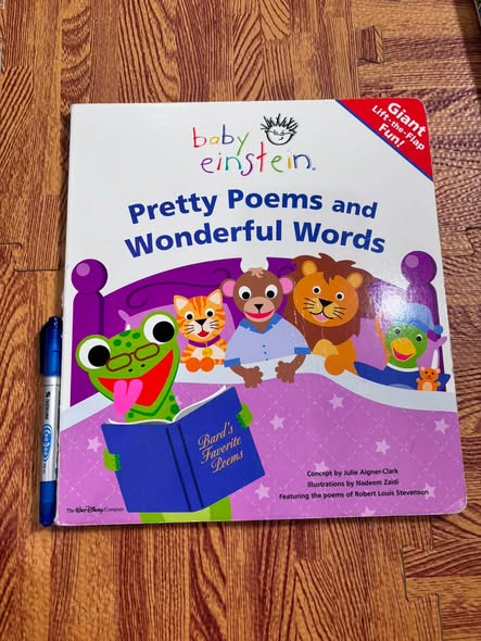 BABY EINSTEIN: PRETTY POEMS AND WONDERFUL WORDS (GIANT LIFT-THE-FLAP)
