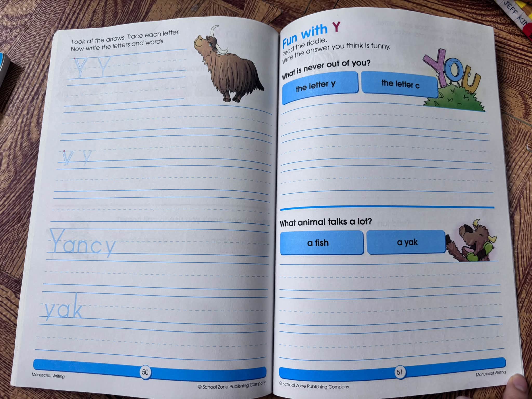 SÁCH LUYỆN VIẾT CHỮ VÀ SỐ: LEARN TO PRINT (SCHOOL ZONE - AN I KNOW IT! BOOK) image 6