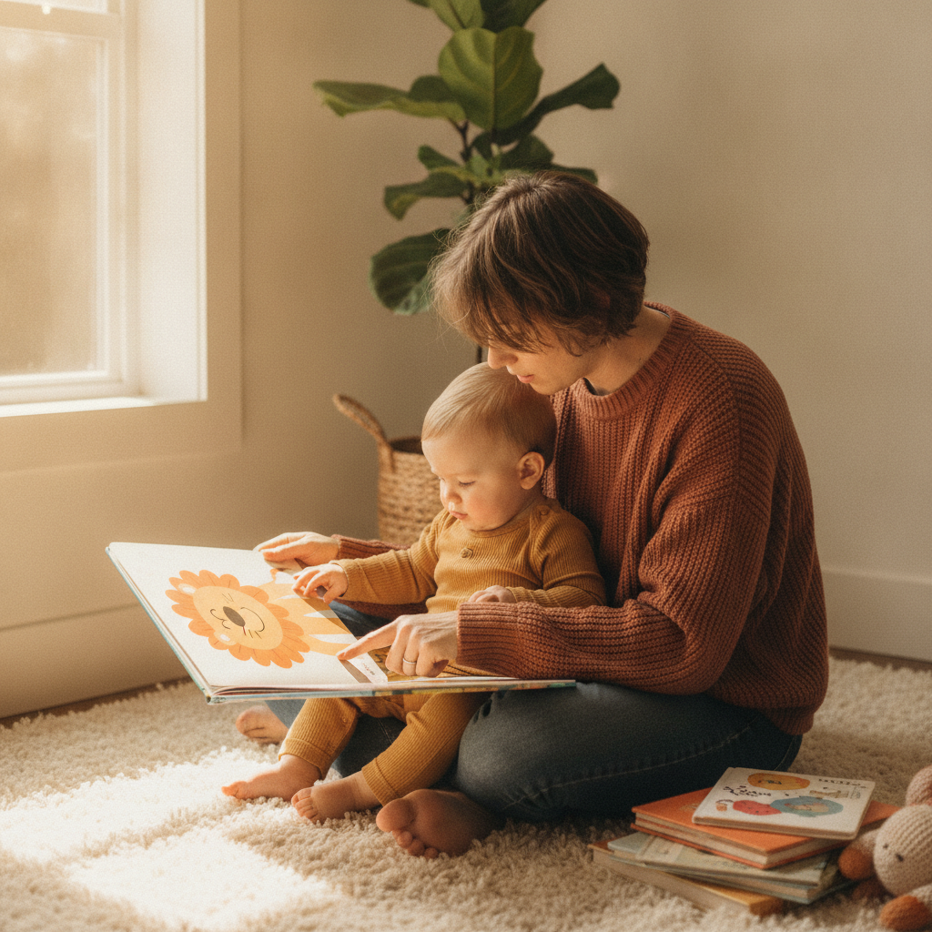 Mẹo đọc sách Board book: Biến 'giờ vàng' thành bí quyết giúp bé 0-3 tuổi ngấm tiếng Anh tự nhiên