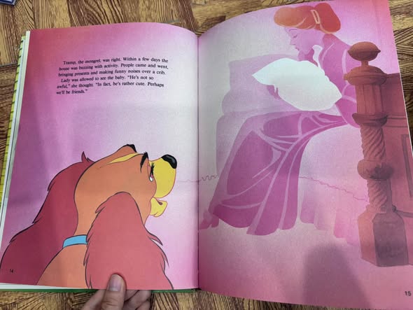 SÁCH TRANH CỔ TÍCH DISNEY: LADY AND THE TRAMP — ảnh 5