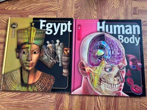 BỘ 2 CUỐN BÁCH KHOA TOÀN THƯ INSIDERS SERIES (EGYPT & HUMAN BODY)