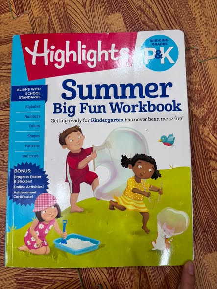 Sách Highlights: Summer Big Fun Workbook (Bridging Grades P & K)