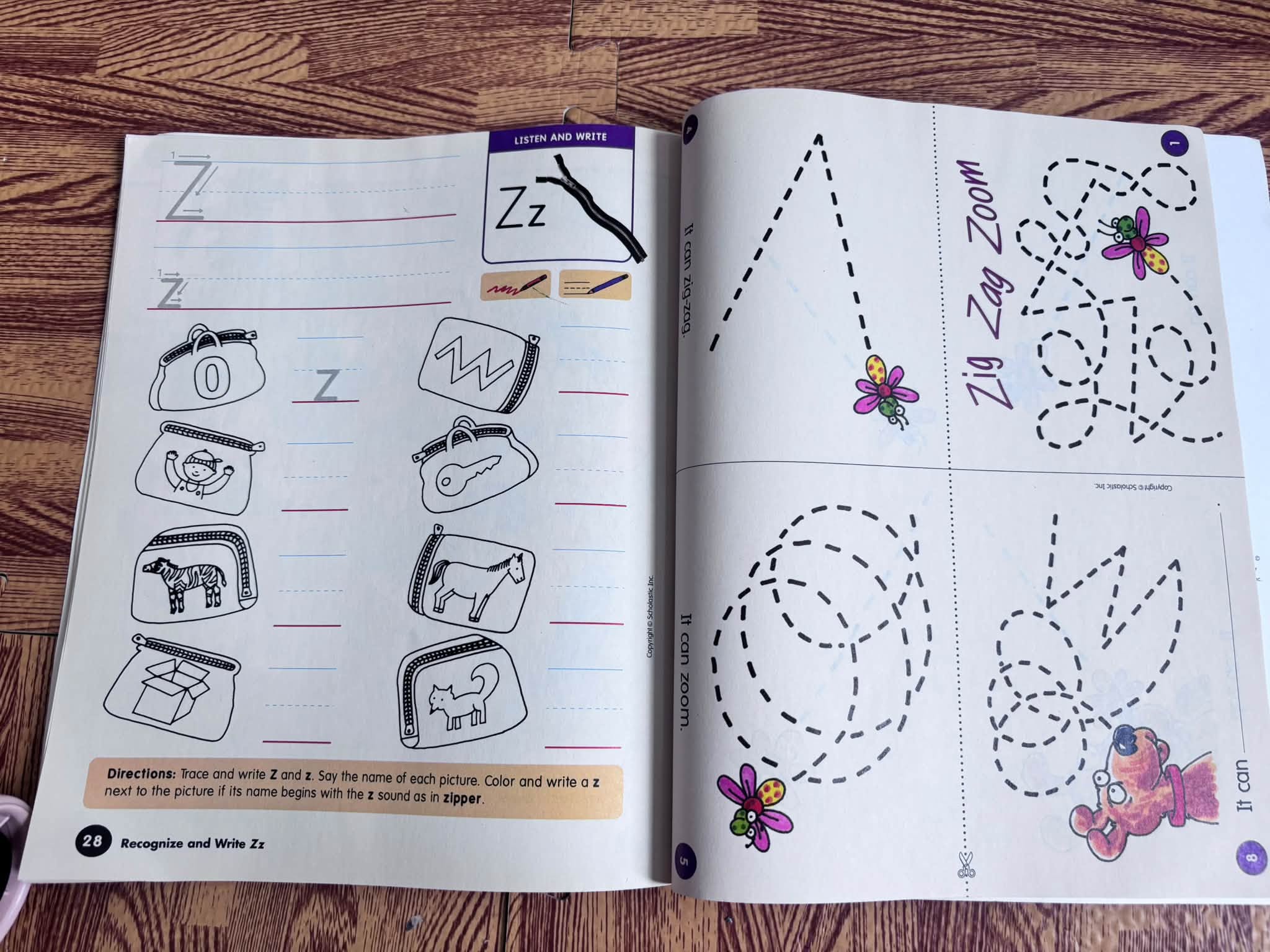 SCHOLASTIC PHONICS CLUBHOUSE WORKBOOK (UU-ZZ) image 3