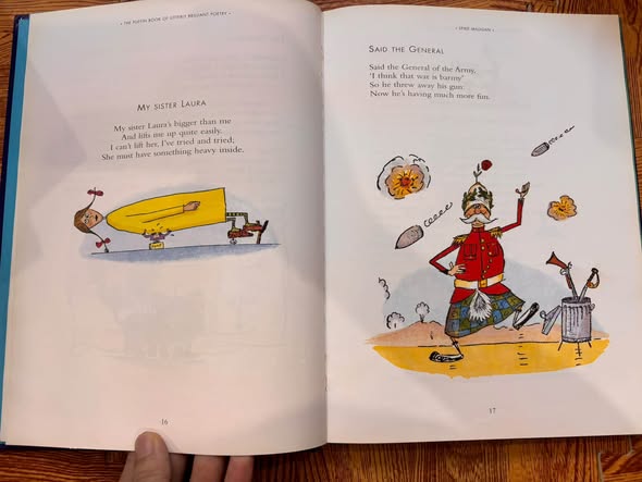 THE PUFFIN BOOK OF UTTERLY BRILLIANT POETRY (EDITED BY BRIAN PATTEN)  — ảnh 5