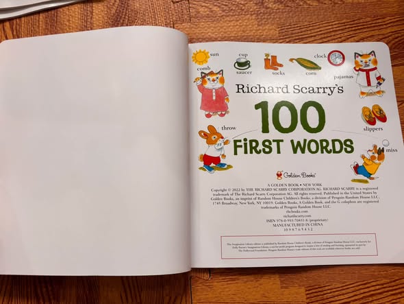 RICHARD SCARRY'S 100 FIRST WORDS (RICHARD SCARRY)   image 3