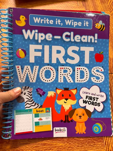 Write it, Wipe it: Wipe-Clean! First Words 