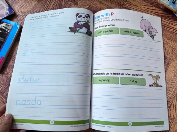 SÁCH LUYỆN VIẾT CHỮ VÀ SỐ: LEARN TO PRINT (SCHOOL ZONE - AN I KNOW IT! BOOK) image 5