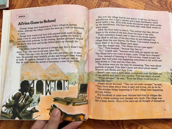 THE YOUNG CHILDREN'S ENCYCLOPEDIA - VOLUME 1: A (BRITANNICA) image 3