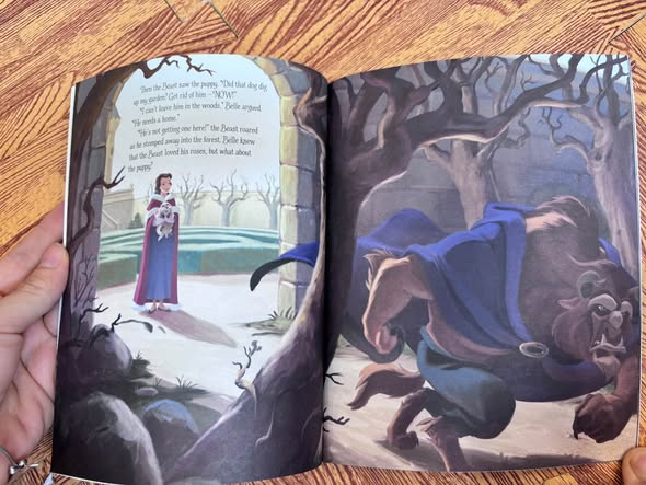 COMBO 3 CUỐN SÁCH CỔ TÍCH DISNEY: BEAUTY AND THE BEAST - ALADDIN - PINOCCHIO — ảnh 3
