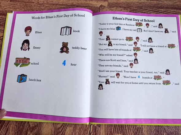 LITTLE KIDS AT SCHOOL (A PRESCHOOL READ-A-PICTURE BOOK) image 5