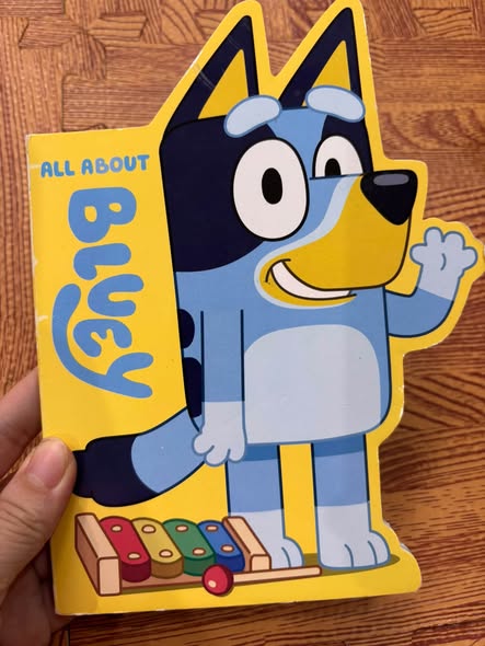 ALL ABOUT BLUEY (BLUEY SHAPED BOARD BOOK)