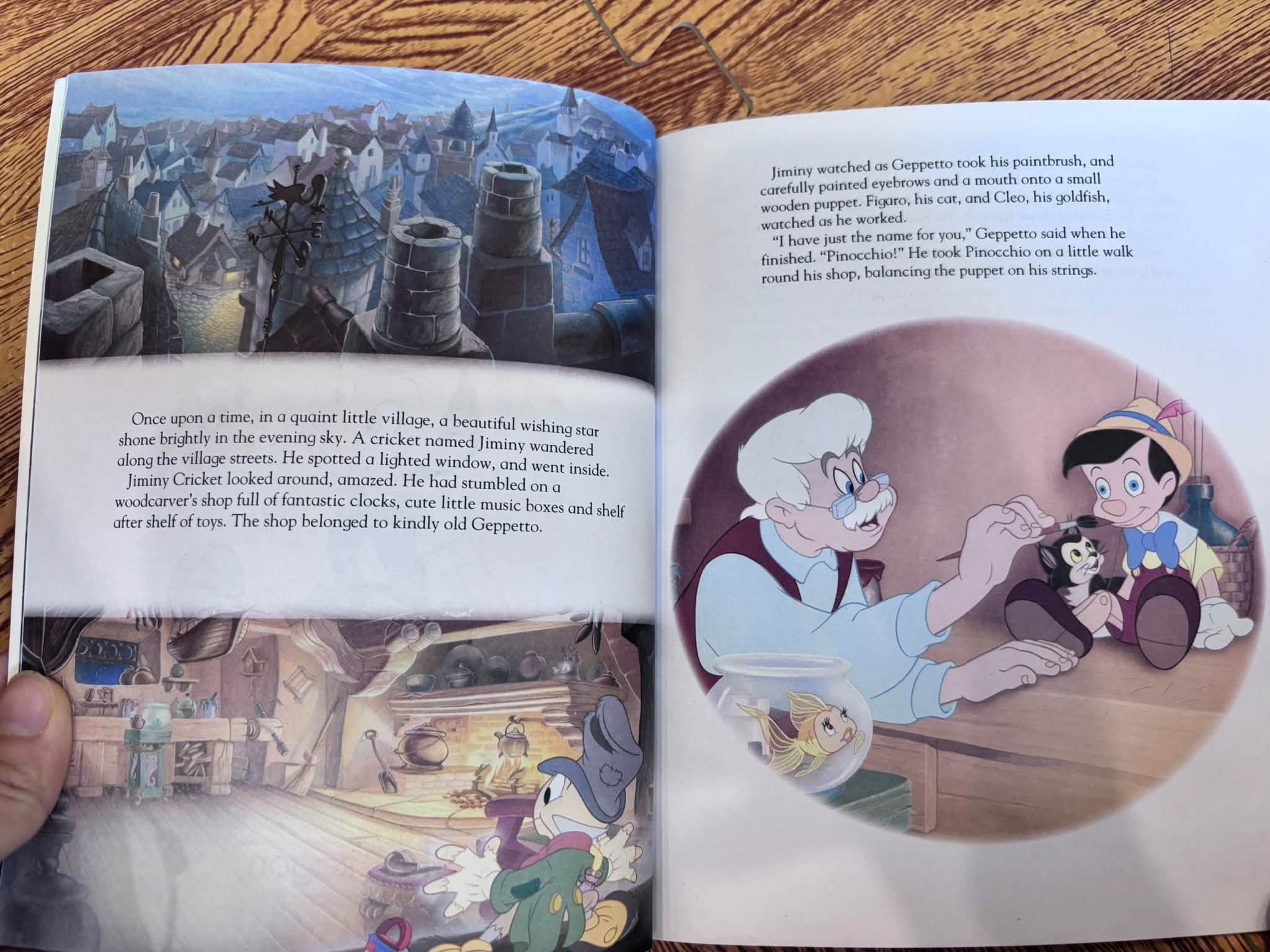 COMBO 3 CUỐN SÁCH CỔ TÍCH DISNEY: BEAUTY AND THE BEAST - ALADDIN - PINOCCHIO — ảnh 7