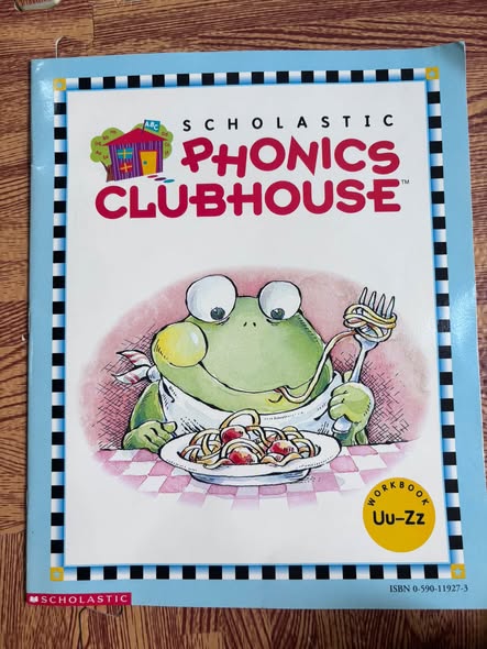SCHOLASTIC PHONICS CLUBHOUSE WORKBOOK (UU-ZZ)