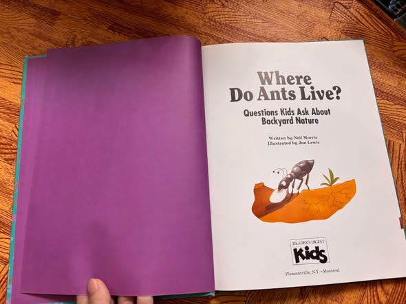TELL ME WHY: WHERE DO ANTS LIVE? — QUESTIONS KIDS ASK ABOUT BACKYARD NATURE   — ảnh 5