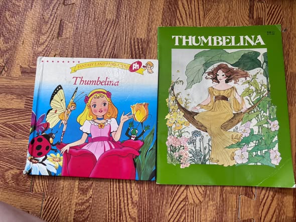 SET 2 CUỐN TRUYỆN CỔ TÍCH THUMBELINA (NÀNG TÍCH TUỐT / NÀNG TÝ HỌN)