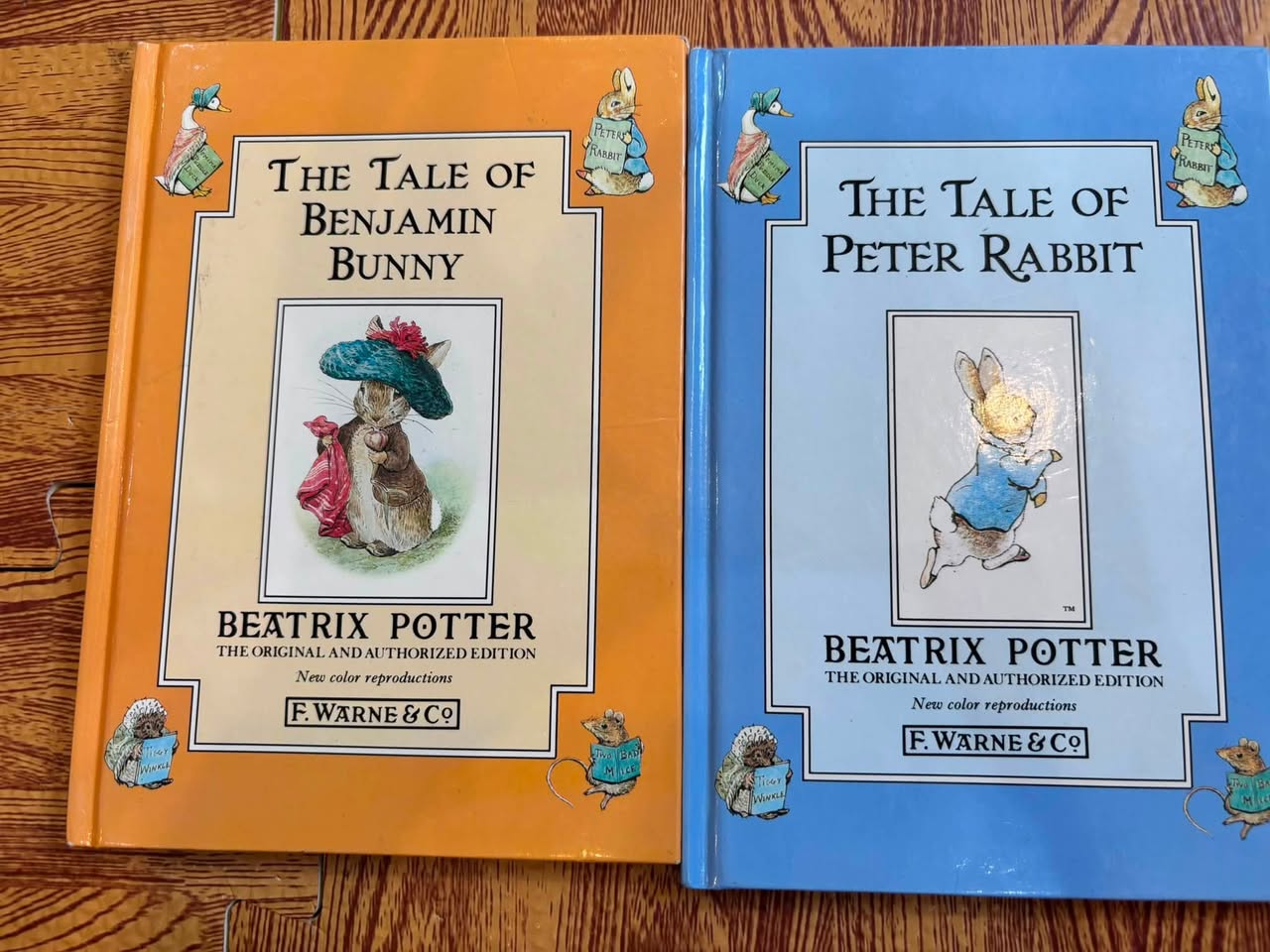 BỘ 2 CUỐN THE TALE OF BENJAMIN BUNNY & THE TALE OF PETER RABBIT