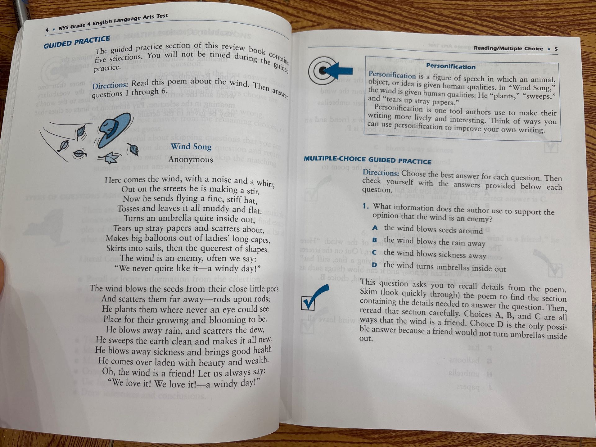 Barron's New York State Grade 4 Elementary-Level English Language Arts Test — ảnh 4