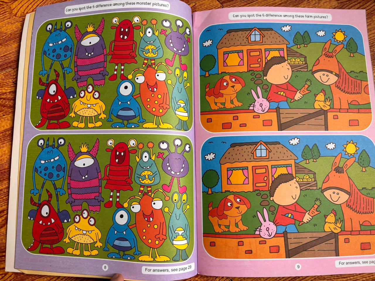 SPOT THE DIFFERENCE: FUN PICTURE PUZZLES FOR CHILDREN (SQUIGGLE) — ảnh 3