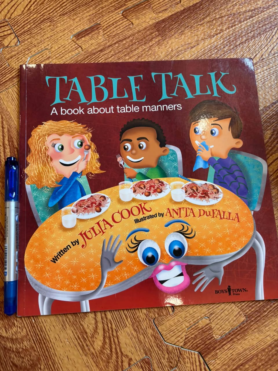 TABLE TALK: A BOOK ABOUT TABLE MANNERS (JULIA COOK & ANITA DUFALLA)