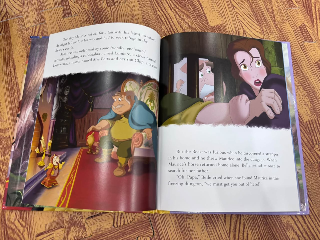 DISNEY PRINCESS: BEAUTY AND THE BEAST (THE ORIGINAL MAGICAL STORY - BÌA CỨNG) — ảnh 2