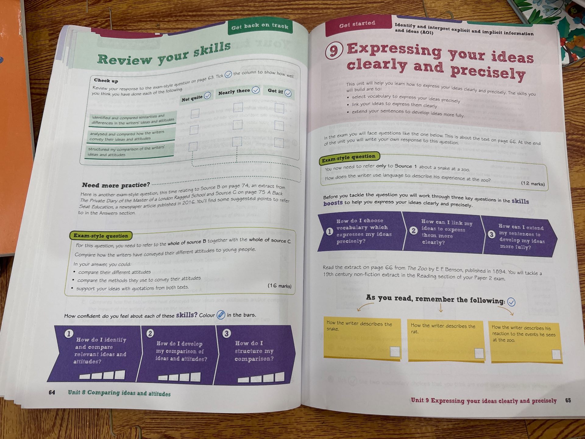 Target: Get back on track - AQA GCSE (9-1) English Language Reading, Grade 5 — ảnh 4