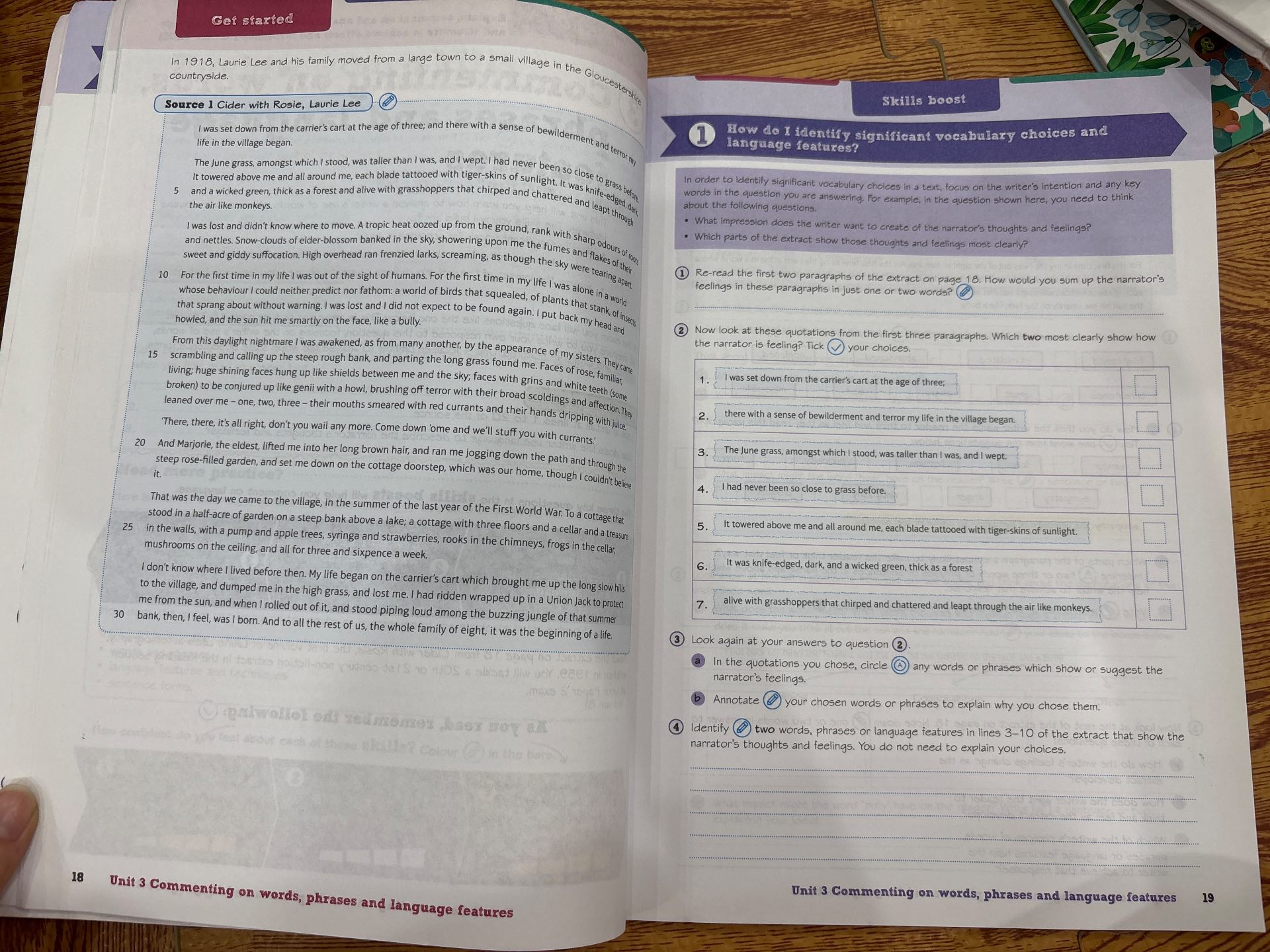Target: Get back on track - AQA GCSE (9-1) English Language Reading, Grade 5 — ảnh 2