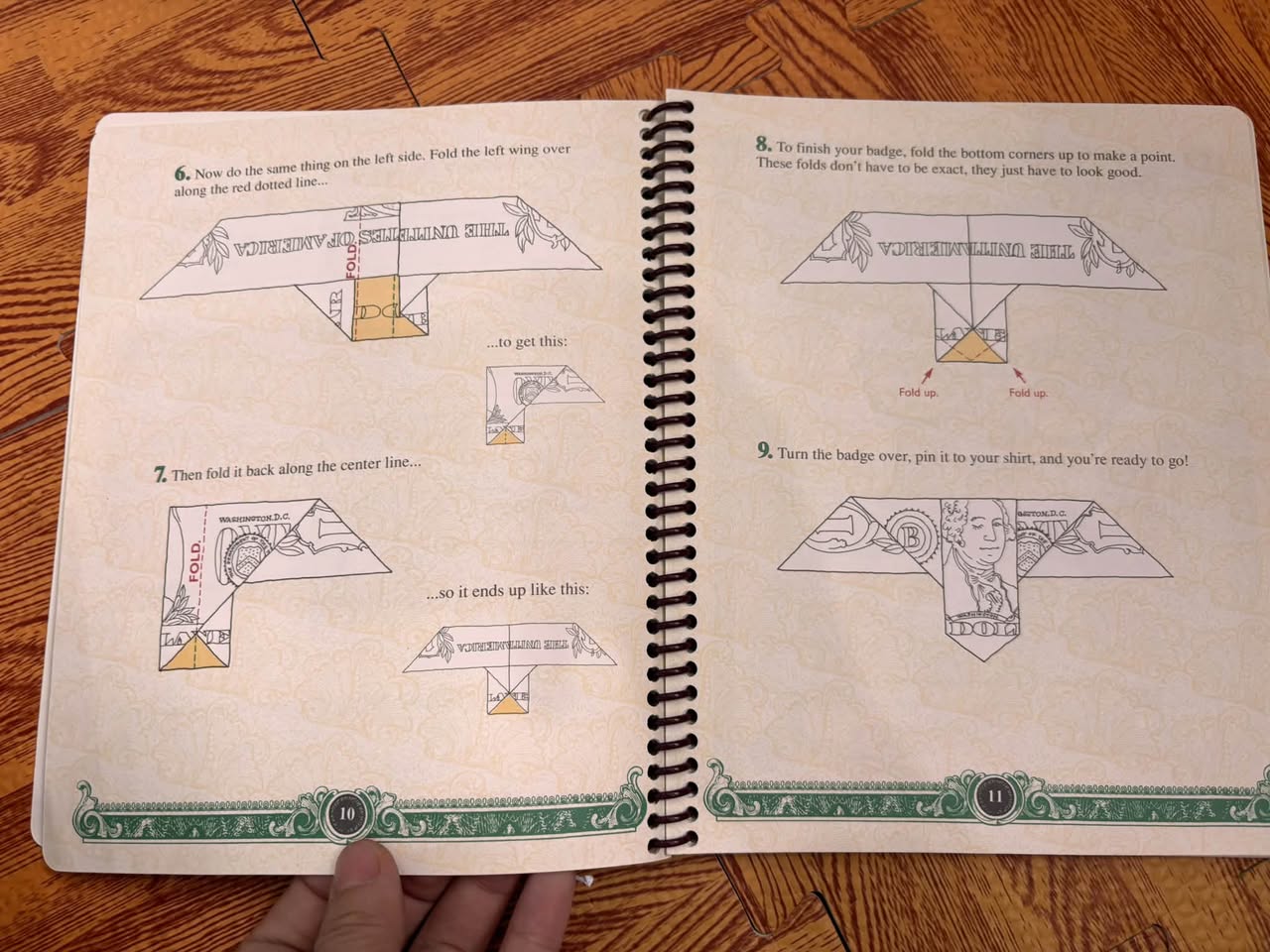 THE BUCK BOOK: ALL SORTS OF THINGS TO DO WITH A DOLLAR BILL (ANNE AKERS JOHNSON) — ảnh 3