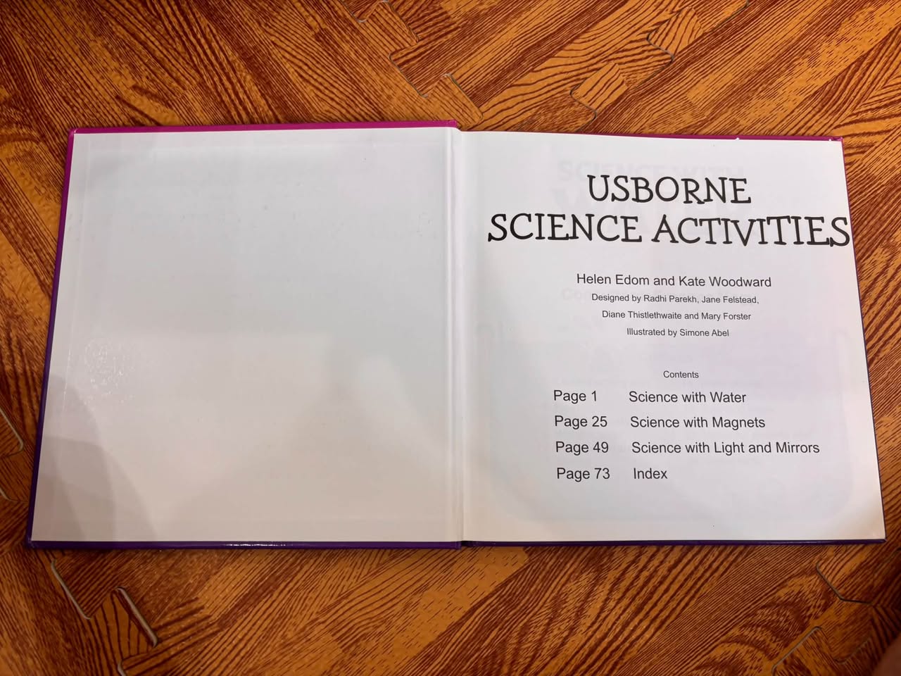 THE USBORNE BOOK OF SCIENCE ACTIVITIES (VOLUME ONE) — ảnh 2
