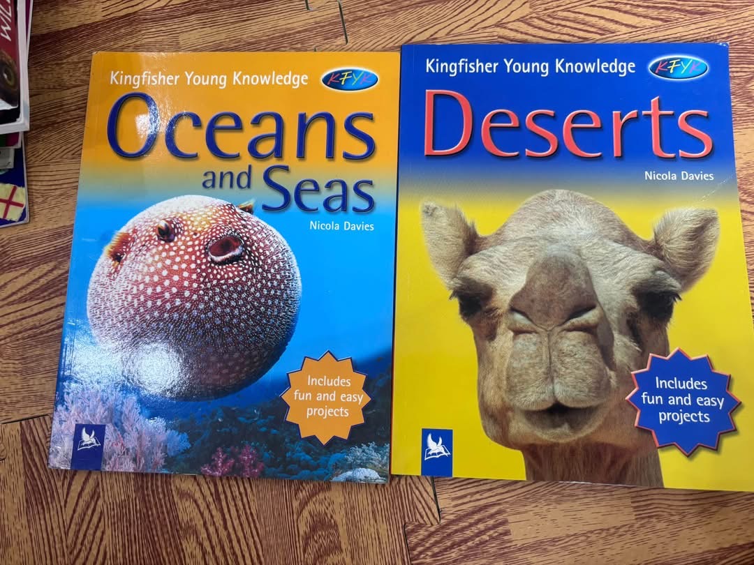 COMBO 2 CUỐN: KINGFISHER YOUNG KNOWLEDGE – DISCOVER OUR PLANET (OCEANS & DESERTS) — ảnh 1