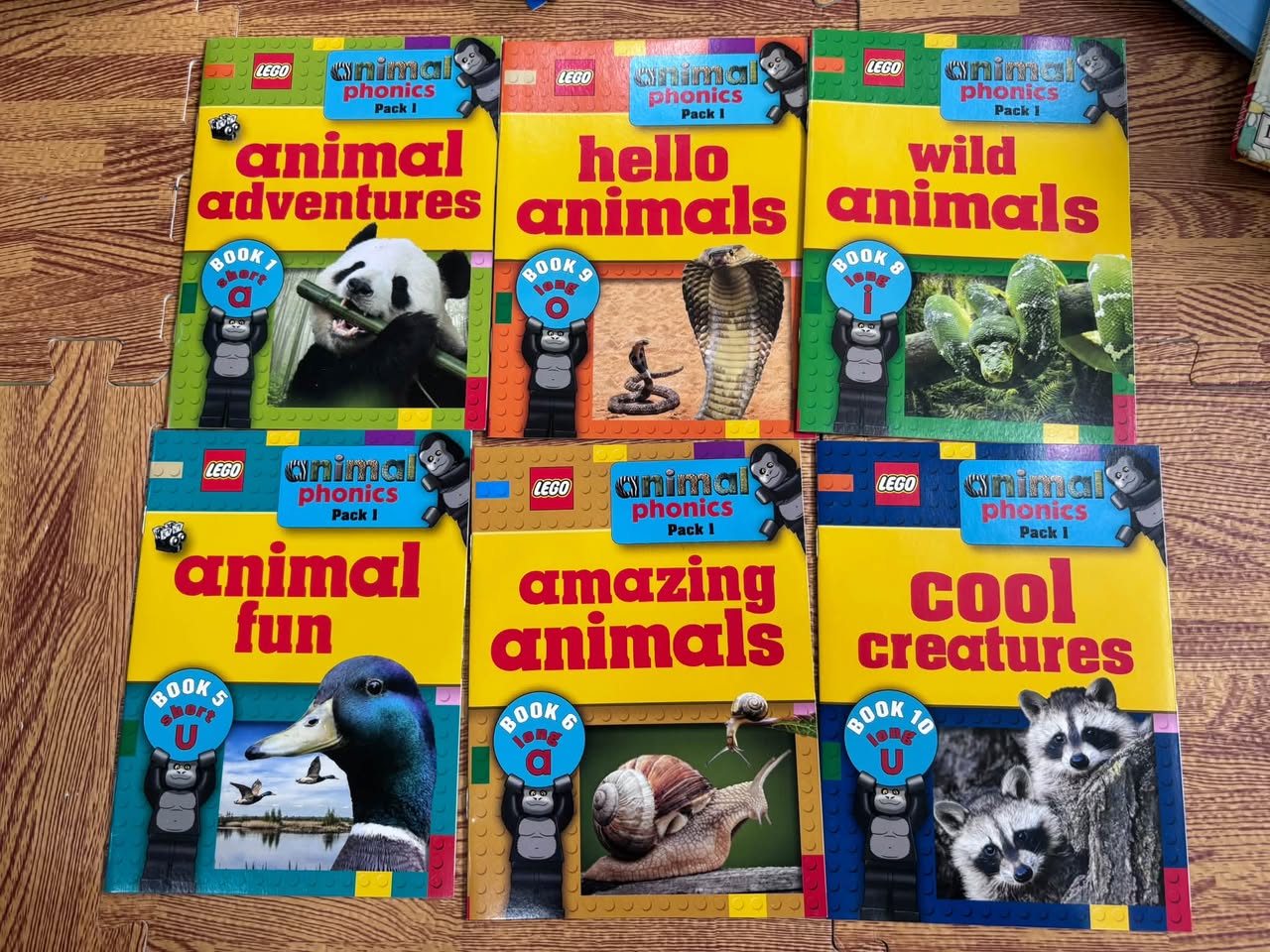 LEGO ANIMAL PHONICS: A LEGO ADVENTURE IN THE REAL WORLD (SCHOLASTIC - FULL BOX 12 CUỐN) — ảnh 2