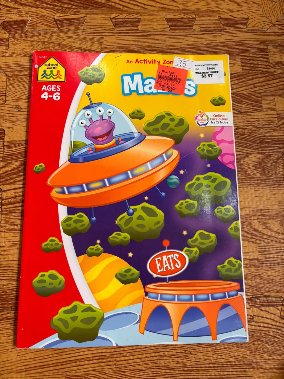 MAZES (SCHOOL ZONE - AN ACTIVITY ZONE BOOK) — ảnh 1