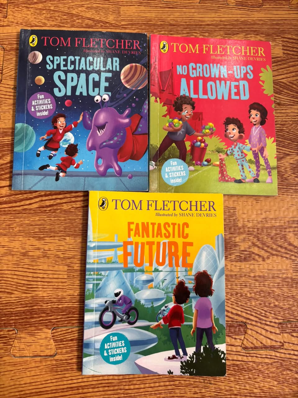 SET 3 CUỐN HOẠT ĐỘNG TƯƠNG TÁC & TRUYỆN: TOM FLETCHER (PUFFIN BOOKS)
